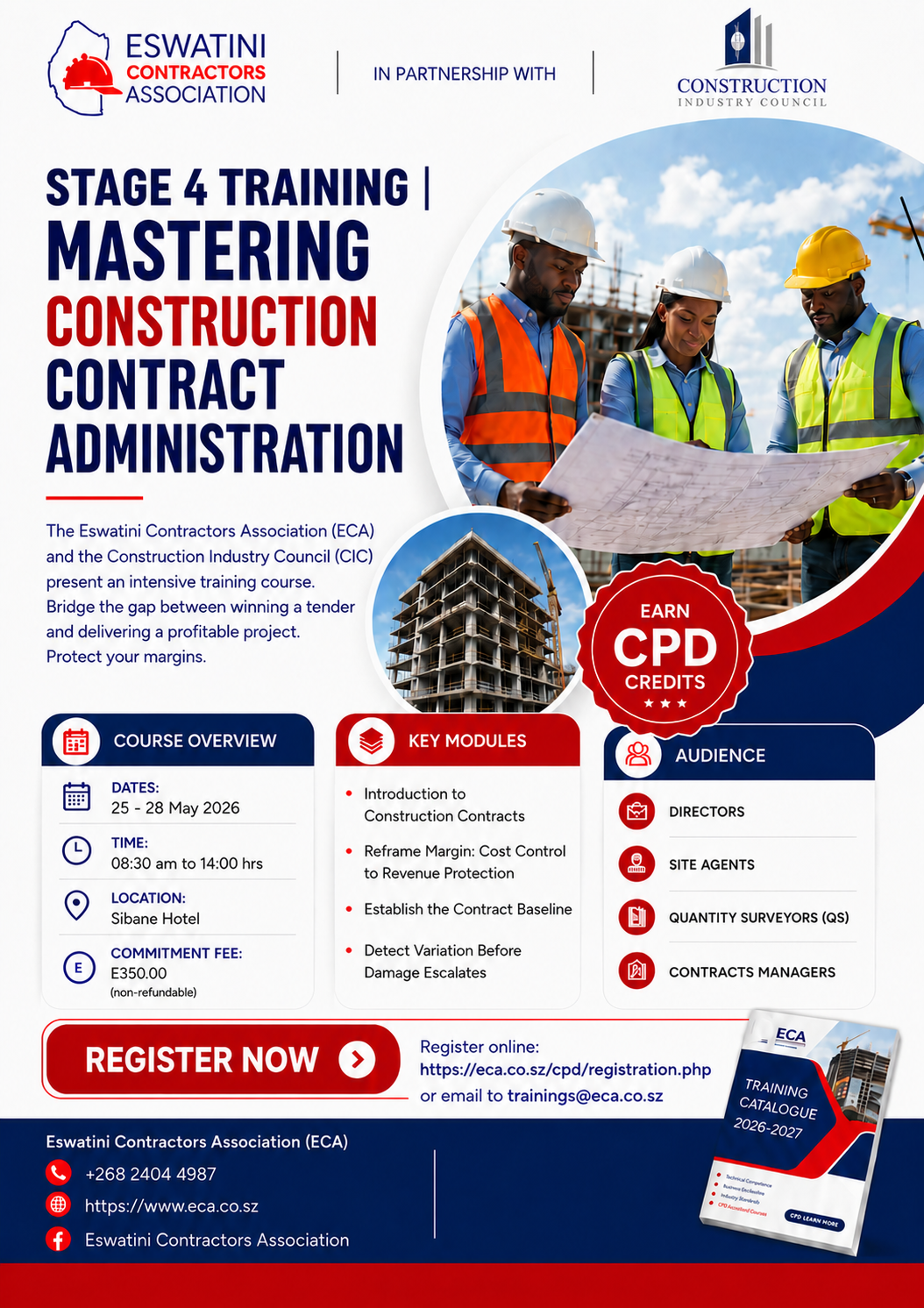 STAGE 4 TRAINING: MASTERING CONSTRUCTION CONTRACT ADMINISTRATION